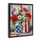 Stupell Industries Patriotic Flower Jars Floating Frame By Arlington Prints